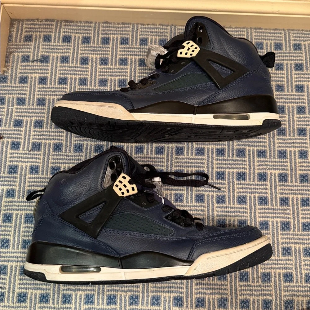 Jordan Spizike Midnight Navy - Men's Size 9 - 315371-406 - Retro Spike Lee - Picture 2 of 7